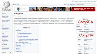 
                            3. CompTIA - Wikipedia
