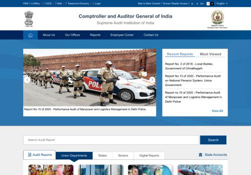 
                            2. Comptroller and Auditor General of India | CAG's website
