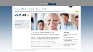 
                            2. CompuGroup Medical | CGM J4 - e-hälsosystemet för Primärvård och ...