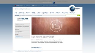 
                            4. CompuGroup Medical | CGM PRIVATE - Demoversion