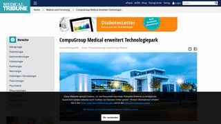 
                            10. CompuGroup Medical erweitert Technologiepark - Medical Tribune