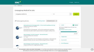 
                            11. Compugroup Medical Se: Aktuelle Jobs | XING Stellenmarkt