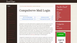 
                            3. CompuServe Mail Login – CS Email Sign In