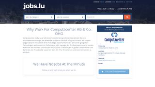 
                            13. Computacenter AG & Co. oHG Careers, Computacenter AG ... - Jobs.lu