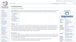 
                            12. Computacenter - Wikipedia