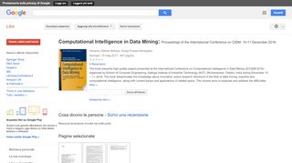 
                            11. Computational Intelligence in Data Mining: Proceedings of the ... - Risultati da Google Libri