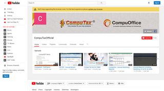 
                            11. CompuTaxOfficial - YouTube