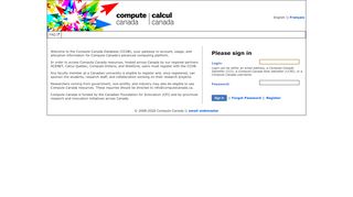 
                            7. Compute Canada: Please sign in