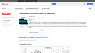 
                            8. Computer and Information Security Handbook