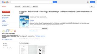 
                            9. Computer And Network Technology - Proceedings Of The International ...