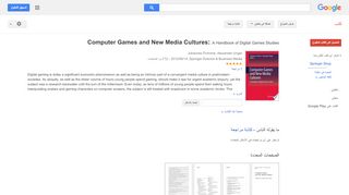 
                            11. Computer Games and New Media Cultures: A Handbook of ...