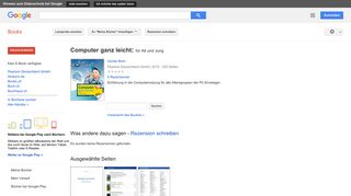 
                            10. Computer ganz leicht: für Alt und Jung
