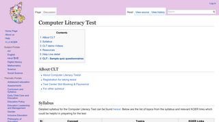 
                            7. Computer Literacy Test - Karnataka Open Educational Resources