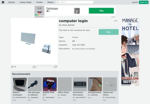 
                            3. computer login - Roblox