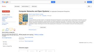 
                            11. Computer Networks and Open Systems: An Application Development ... - Google बुक के परिणाम