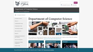 
                            7. Computer Science - Computer Science, The University of York