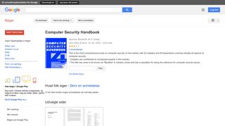 
                            7. Computer Security Handbook