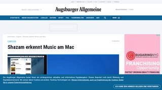 
                            11. Computer: Shazam erkennt Music am Mac - Digital - Augsburger ...