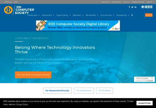 
                            3. Computer Society Membership • IEEE Computer Society