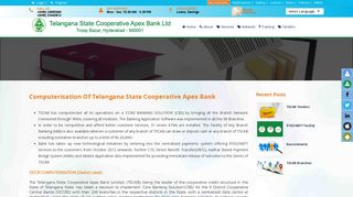 
                            5. Computerisation Of Telangana State Cooperative Apex Bank | tscab