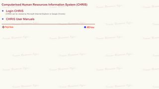
                            1. Computerised Human Resources Information System (CHRIS) - PolyU