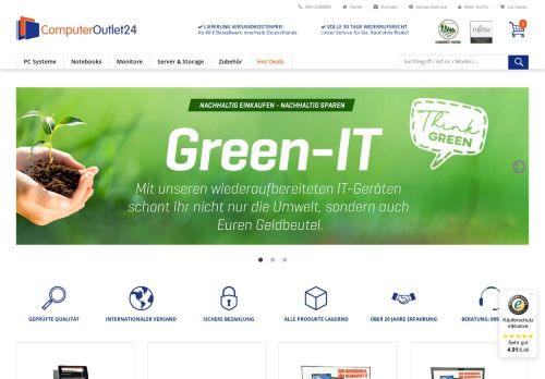 
                            8. ComputerOutlet24.de - Ihr Fachhändler für gebrauchte IT in Profi ...