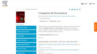 
                            1. Computers & Geosciences - Journal - Elsevier