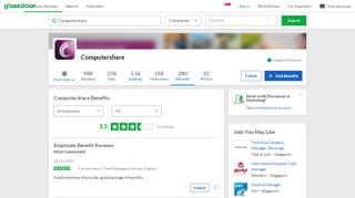 
                            9. Computershare Employee Benefits and Perks | Glassdoor.sg