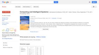 
                            8. Computing and Intelligent Systems: International ...
