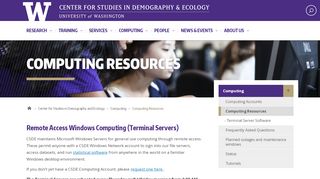 
                            10. Computing Resources | Center for Studies in Demography ...