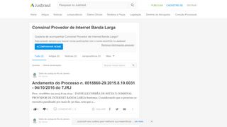 
                            3. Comsinal Provedor de Internet Banda Larga - JusBrasil