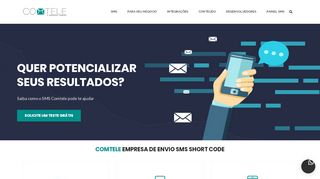 
                            2. Comtele: Empresa Plataforma de Envio de SMS em Massa