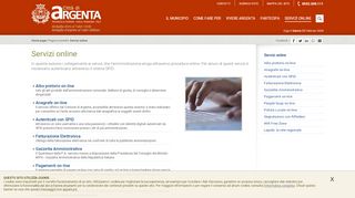 
                            10. Comune di Argenta - Servizi online