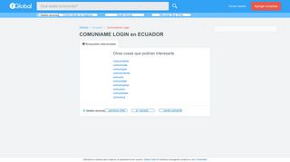 
                            5. COMUNIAME LOGIN en ECUADOR - Iglobal.co