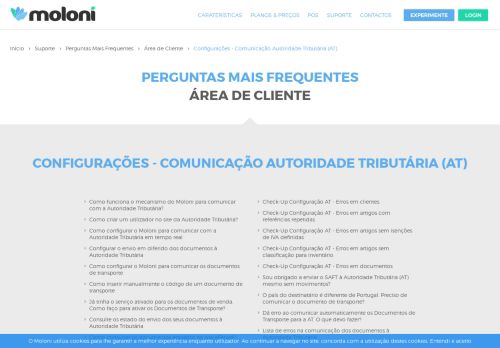 
                            11. Comunicação Autoridade Tributária - Moloni