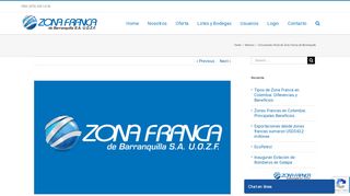 
                            12. Comunicado oficial de Zona Franca de Barranquilla - Zona Franca