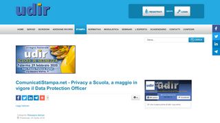 
                            10. ComunicatiStampa.net - Privacy a Scuola, a maggio in vigore il Data ...