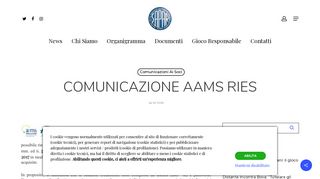 
                            7. COMUNICAZIONE AAMS RIES | Associazione Nazionale Sapar