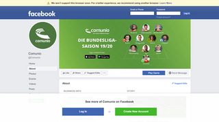 
                            6. Comunio - About | Facebook