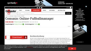 
                            10. Comunio: Online-Fußballmanager - Download - COMPUTER BILD
