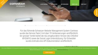 
                            8. Comvation | die webagentur. - CONTREXX 3: SERVICE PACK 2 MIT ...