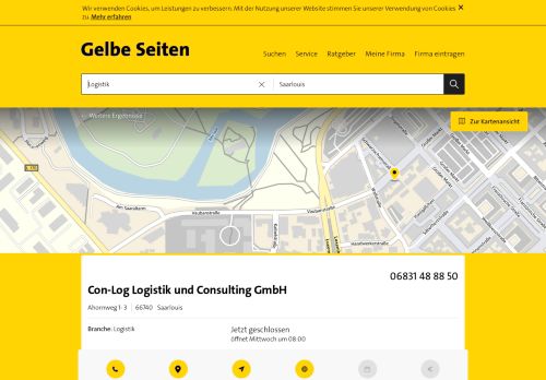 
                            9. Con-Log Logistik und Consulting GmbH 66740 Saarlouis ...
