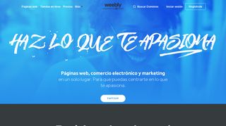 
                            1. Con Weebly crea una página web gratis, una tienda en línea o un blog