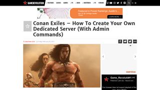 
                            8. Conan Exiles - How To Create Your Own Dedicated Server (With ...