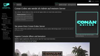 
                            2. Conan Exiles wie werde ich Admin auf meinem Server – g-portal.com ...