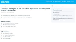 
                            8. Concardis Payengine ALIAS GATEWAY Registration and Integration ...
