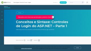 
                            2. Conceitos e Sintaxe: Controles de Login do ASP.NET – Parte 1