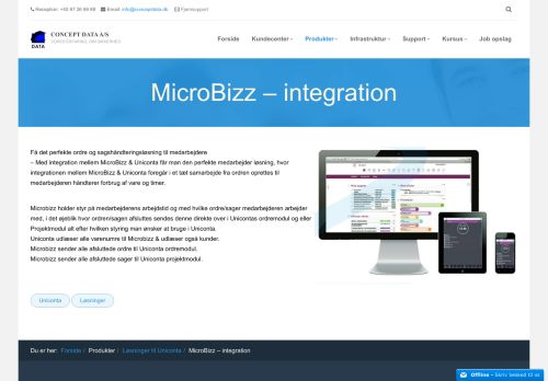 
                            10. Concept Data - MicroBizz – integration