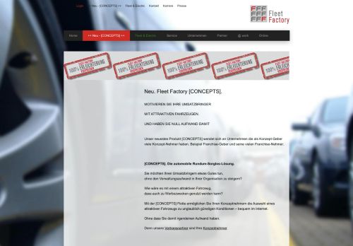 
                            2. [CONCEPTS] - Fleet Factory´s neue Dienstleistung - Fleet Factory GmbH