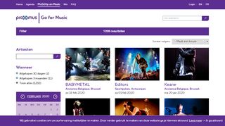 
                            8. Concert reviews - Proximus Go For Music